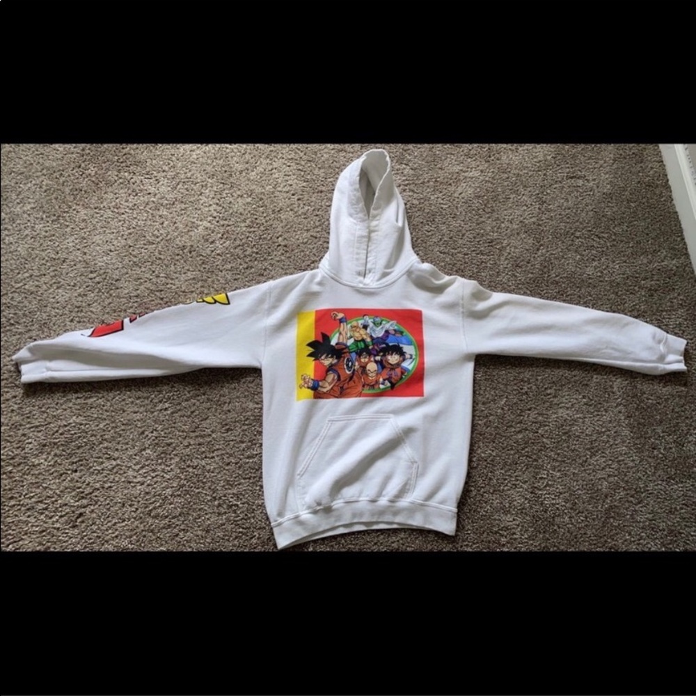Dragon ball Z hoodie. White. Small.